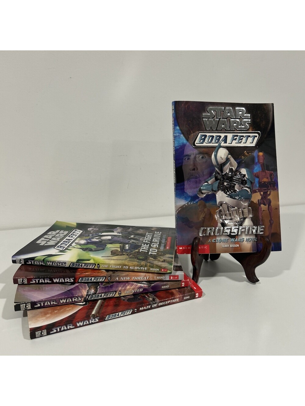 Star Wars: Boba Fett – 5 Book Teen Youth YA Fiction Lot Vintage